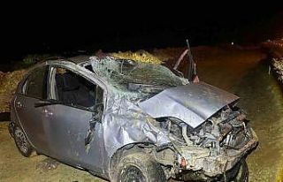 Keşan’daki trafik kazasında biri ağır 2 kişi...