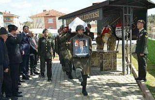 Kıbrıs gazisi, askeri törenle son yolculuğuna...