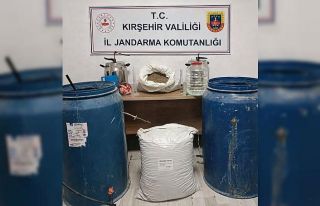 Kırşehir’de kaçak alkol üretimi yapan kişiye...