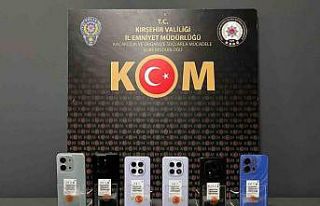 Kırşehir’de kaçak cep telefonu operasyonu
