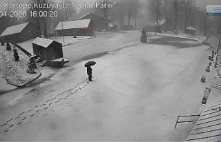 Kocaeli’de bahar ayında kar sürprizi