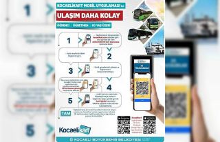 Kocaeli’de toplu ulaşımda online kart dönemi
