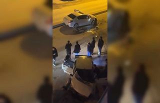 Kontrolden çıkan araç ters yola girdi, otomobil...