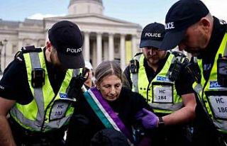 Londra’daki Filistin’e destek protestosunda gözaltı...