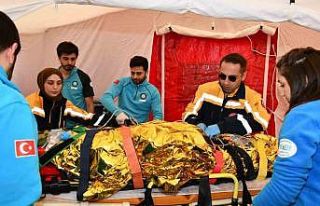 Lüleburgaz’da sel tatbikatı yapıldı