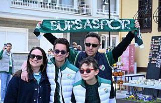 Maç için Eskişehir’e gelen Bursaspor taraftarı,...