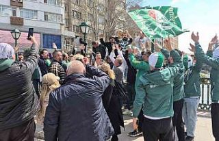 Maç için gelen Bursaspor taraftarı, Eskişehir’i...
