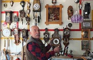 Makine teknisyenini eski merakı saat koleksiyoneri...