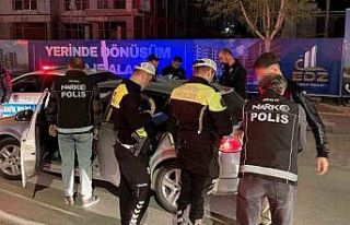 Malatya’da polisten sıkı denetim