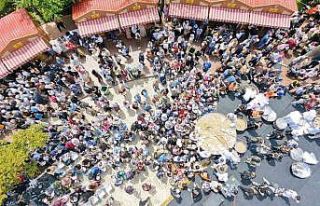 Manisa’da 2 ton bahar pilavı dağıtıldı