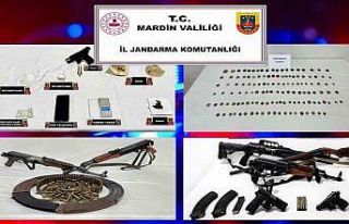 Mardin’de silah ve tarihi eser kaçakçılığı...