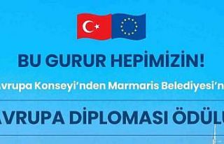 Marmaris Belediyesi’ne Avrupa’dan prestijli ödül