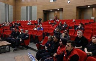 Melikgazi personeli yangınlara karşı bilgilendirildi