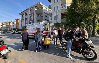 Menteşe’de araçlar birbirine girdi: 2 yaralı