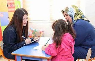 Mersin’de çocuklara gelişim taraması hizmeti...