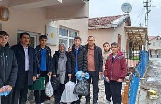 Meslek lisesi öğrencilerinden gönüllere dokunan...