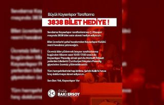 Milletvekili Ersoy’dan Kayserispor taraftarına...