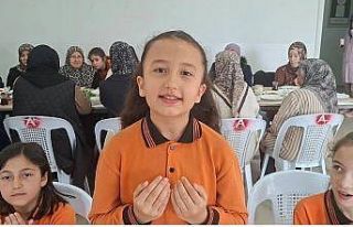 Minik Birsen’in yemek duası gönülleri fethetti