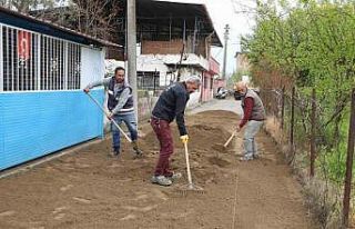 Muammer Aksoy Mahallesi’nde yenileme çalışması...