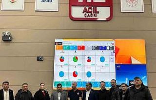 Muğla 112 Acil Çağrı Merkezi muhtarları ağırladı