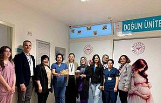 Muğla Eğitim ve Araştırma Hastanesi’nde ebeler...