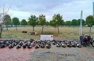 Nevşehir’de motosiklet şaselerini kazıyan şahıslara...