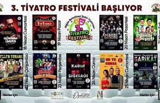 Niğde’de 3. Tiyatro Festivali heyecanı başlıyor