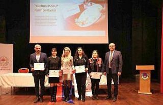 Öğrencilere güvenli gıda anlatıldı