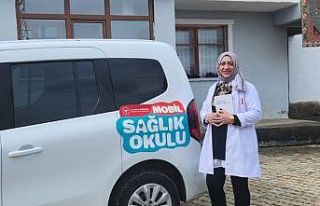 Oltu’da köylere mobil araçla sağlık desteği