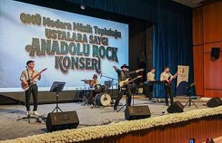 OMÜ’de "Ustalara Saygı Anadolu Rock Konseri"