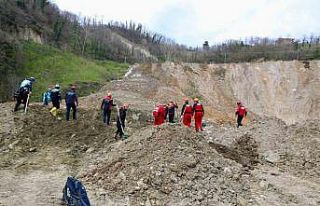 Ordu’da heyelan tatbikatı