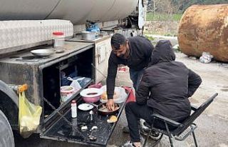 Osmaniye’de şoförlerin zorlu nöbeti: 12 gündür...