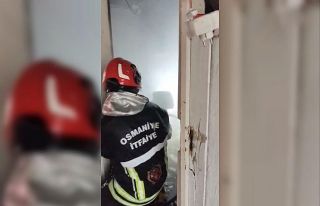 Osmaniye’de tek katlı evde çıkan yangın söndürüldü