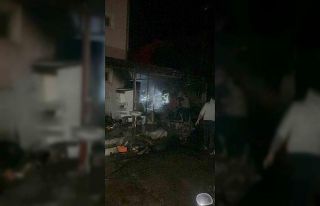 Patlayan kömür kazanı ve tüp villayı küle çeviriyordu