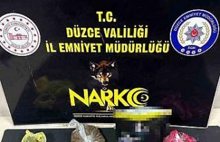 Polisin takibi sonucu yakalanan uyuşturucu satıcısı...