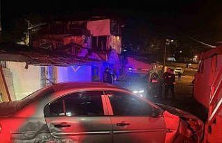 Polisten kaçarken evin merdiven korkuluklarına çarptı