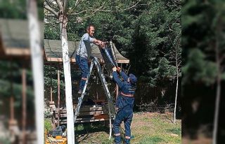 Pursaklar Belediyesi’nden parklarda bakım seferberliği