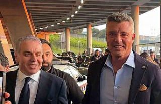 Sadettin Saran, derbi için stada geldi