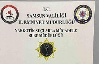 Samsun’da 1 kilo bonzai hammaddesi ele geçirildi