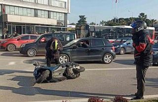 Samsun’da motosiklet kazaları