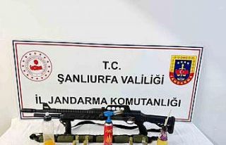 Şanlıurfa’da uyuşturucu ve silah ele geçirildi