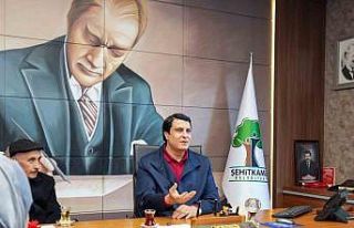 Şehit ailelerinden Başkan Yılmaz’a destek ziyareti