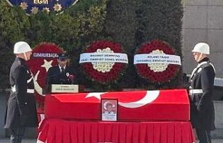 Şehit polis memuru Seçkin Yalçın için emniyette...