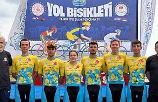 Selçuk Üniversitesi, yol bisikletinde Türkiye Şampiyonu...