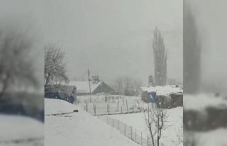 Siirt’te nisan ayında kar sürprizi