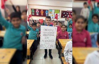 Siirt’te öğrencilerden öğretmenlere sıcak karşılama