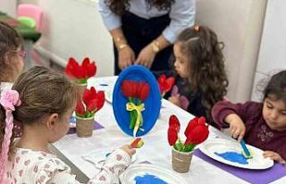 Sincan Belediyesi kreşinde "ilkbahara merhaba"...
