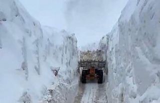 Şırnak’ta karlar arasındaki 2.5 kilometrelik...