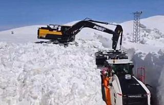 Şırnak’ta nisan ayında kar esareti sürüyor