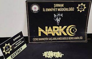Şırnak’ta uyuşturucu hap ele geçirildi: 2 gözaltı